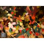 Mary Villa (Contemporary) - Summer flowers, acrylic on paper, framed, 51cm x 70cm, frame size 73cm x
