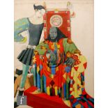 Albert Wainwright (1898-1943) - Iago and Othello, watercolour, inscribed with Iago's speech 'Have