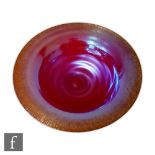 W.M.F. - Württembergische Metallwarenfabrik - A 1930s Myra Crystal glass bowl of footed circular