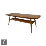 Lucian Ercolani for Ercol Furniture - A model 459 blonde elm and beech occasional coffee table of