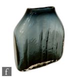 Geoffrey Baxter - Whitefriars - A Textured range Shoulder vase, pattern number 9678 in Indigo,