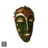 Albert Wainwright (1898-1943) - A papier mache face mask of elongated form, in the African taste