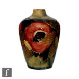 William Moorcroft - Ochre Pomegranate - A small vase of shouldered form circa 1913, decorated with