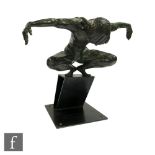 Teresa Wells MA, MRSS – ‘Narcissus, staring at his own reflection’, bronze,