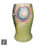 Clarice Cliff - Morning - A shape 583 vase circa 1935, hand painted with stylised flowers and