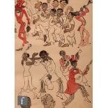 Albert Wainwright (1898-1943) - 'Red Hot Rhythm', a study depicting jazz musicians and dancers, to