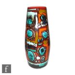 Guy Sydenham - Poole Pottery - A large Delphis stickstand decorated with an abstract repeat