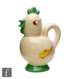 Clarice Cliff - Chick - A novelty children's 1930s Clarice Cliff Chick Coco pot with green beak