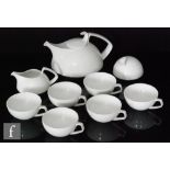 Walter Gropius - Rosenthal - A 1990s TAC 1 tea set, designed in 1969, comprising teapot, sugar,