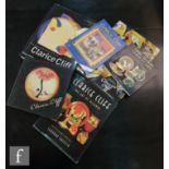 Clarice Cliff - Six books comprising The Rich Designs of Clarice Cliff by Richard Green and Des
