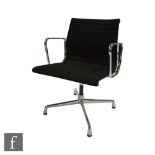 Charles and Ray Eames - Vitra - A late 20th Century Eames aluminium (EA) group swivel chair in a