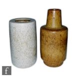 Annelise and Per Linnemann-Schmidt for Palshus - Two post war studio pottery vases, both decorated