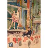Albert Wainwright (1898-1943) - A sketch depicting a ballet performance seen from the auditorium