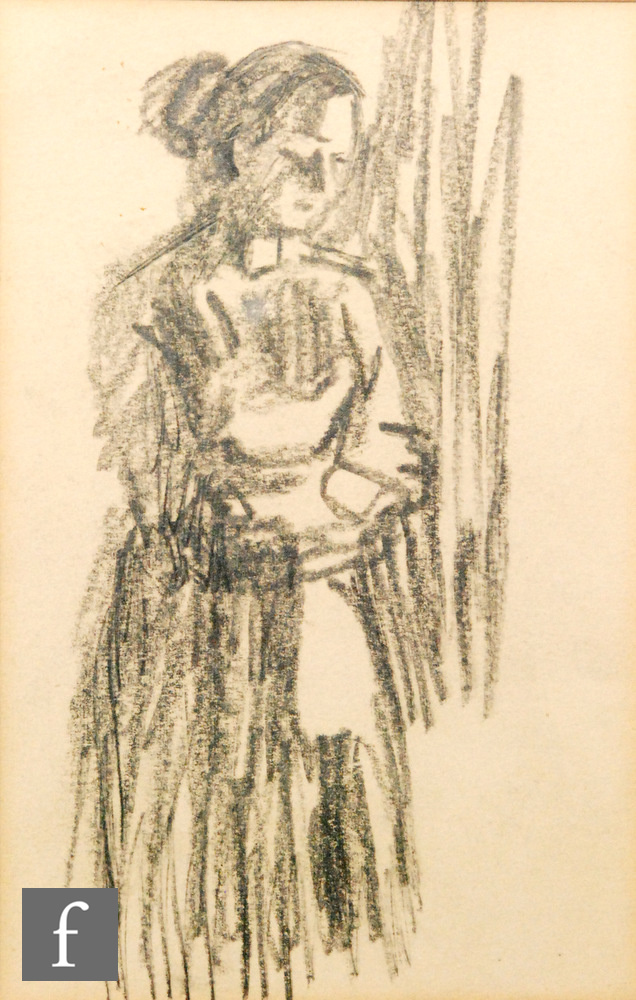 Charles James McCall (1907-1989) - Sketch of a seated woman with hand raised to her cheek, pencil - Bild 2 aus 7