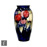 William Moorcroft - Wisteria - A large vase of shouldered form circa 1925, decorated with a band