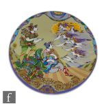 Bjorn Wiinblad - Rosenthal - A contemporary charger decorated with a scene from Die Zauberflote (The