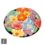 Clarice Cliff - Floral Bouquet - A 1930s Clarice Cliff My Garden floral plaque decorated in relief
