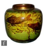 Richard Joyce - Pilkingtons - An early 20th Century lustre vase in the Arts and Crafts style
