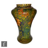 William Salter Mycock - Pilkingtons Royal Lancastrian - A large Arts and Crafts vase of tapering
