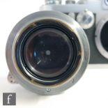 A Leica IIIG rangefinder screw mount camera, circa 1957, serial number 888732, with Ernst Leitz f=