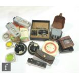 A collection of Carl Zeiss, Zeiss Ikon related photographic equipment, to include a Contax
