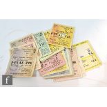 A collection of 1950s and 1960s F.A. Cup Final tickets to include 1952-1960 inclusive (two 1960