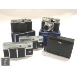 A collection of Voigtländer cameras, to include a Vito BL viewfinder camera, in original box, two