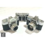 A collection of 1950s/60s Voigtländer cameras to include an Ultamatic Single Lens Reflex Camera (