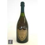 A bottle of Moët & Chandon Cuvee Dom Perignon, vintage 1966.