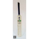 A signed cricket bat for the 2006 England vs Pakistan N Power test series.