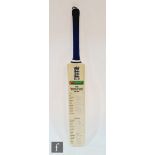 A signed cricket bat for the 2006 England vs Sri Lanka N Power test series.