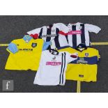 A West Bromwich Albion football shirt Diadora, logo T-Mobile, a yellow and blue shirt 1999 -2001,