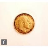 An Edward VII gilt shilling 1903.