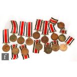 Fifteen George VI Special Constabulary Long Service medals one with Long Service 1959 bar to