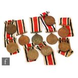 Ten George V Special Constabulary Long Service medals, all named. (10)
