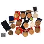 Two Jubilee (Police) medals 1887, four Jubilee (Police) medals 1897, six Coronation (Police) medals