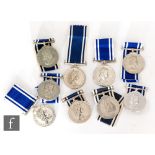 Nine Elizabeth II Police Long Service and Good Conduct medals to Sergt David H.R Hammond, Const