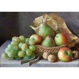 Gerald Norden (1912-2000) "Mixed Fruit in a Basket," O.O.B., approx.