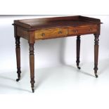 An attractive Victorian period Side or Dressing Table, three rail back top,