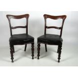 A harlequin set of 10 (6 + 4) Victorian Irish Dining Chairs,