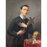 19th Century Italian School "Saint Aloysius de Gonzaga, S.J." O.O.C.