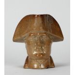 A rare 19th Century stoneware Jug, "The Head of Napoleon.