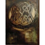 Seamus O'Colmain (1925 - 1990) "Celtic Twilight," an abstract, O.O.B.