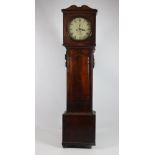 An Irish Provincial mahogany framed Grandfather Clock,