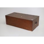 A large rectangular antique mahogany Box.