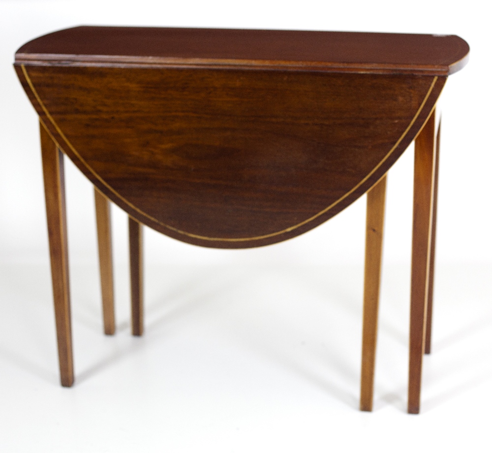 A 19th Century mahogany gate-leg Table,