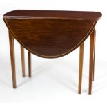 A 19th Century mahogany gate-leg Table,