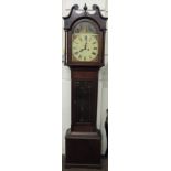A late 19th Century mahogany cased Grandfather Clock,