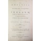 Webb (Wm.) An Analysis of the History and Antiquities of Ireland,... of the Celtic Nations, D. 1791.