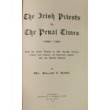 Burke (Rev. Wm. P.) The Irish Priests in The Penal Times, 8vo Waterford 1914. First Edn.
